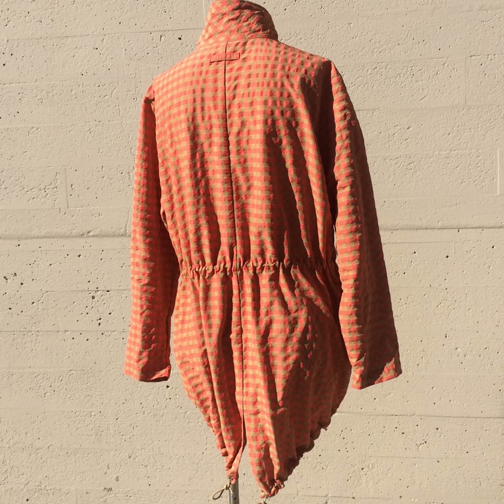 Mycra Pac One Checkered Gingham Drawstring Jacket - Picture 3 of 12